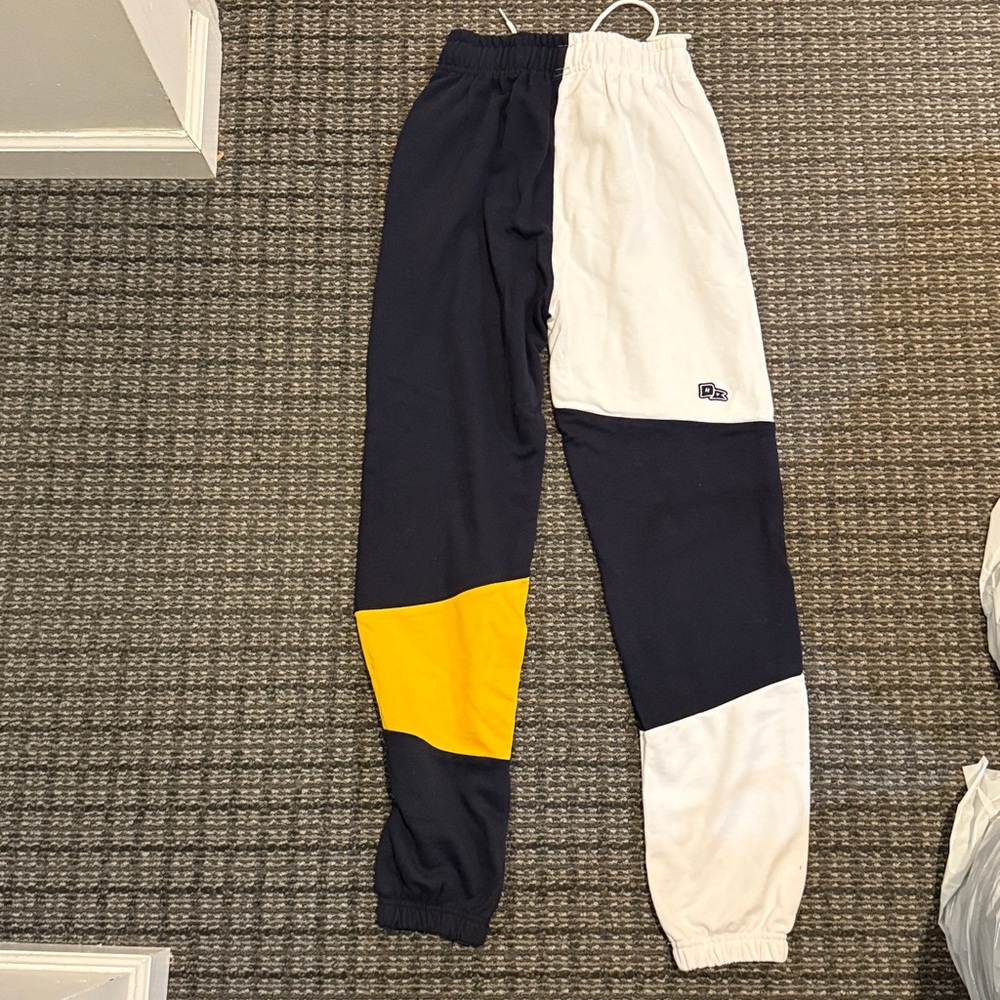 Michigan Colorblock Sweatpants. Hype and Vice size x small - Picture 2 of 5